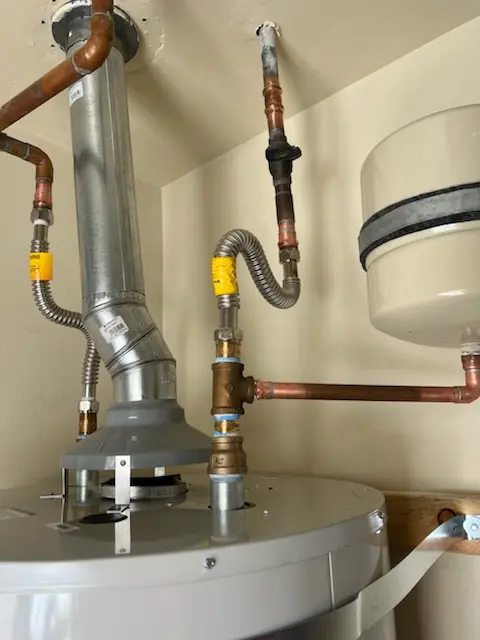 Water heater installation and plumbing repair in Leithtown